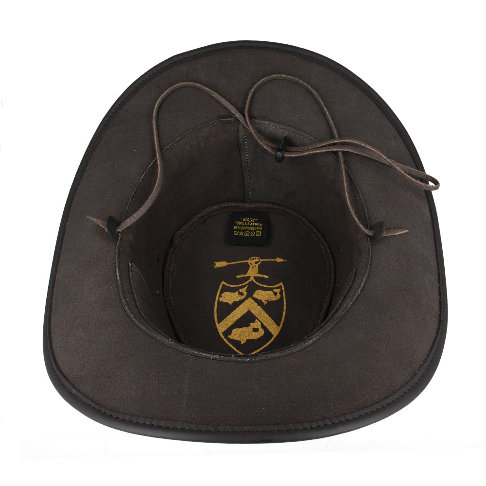 Gladwin Bond Australian Style Buffalo Leather Cowboy Hat – Brown