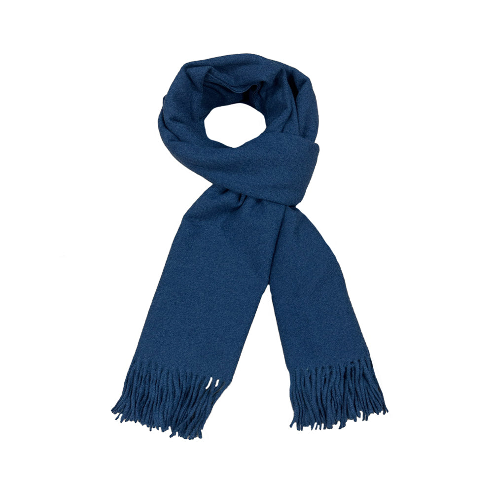 Unisex Plain Soft Warm Scarf – Navy