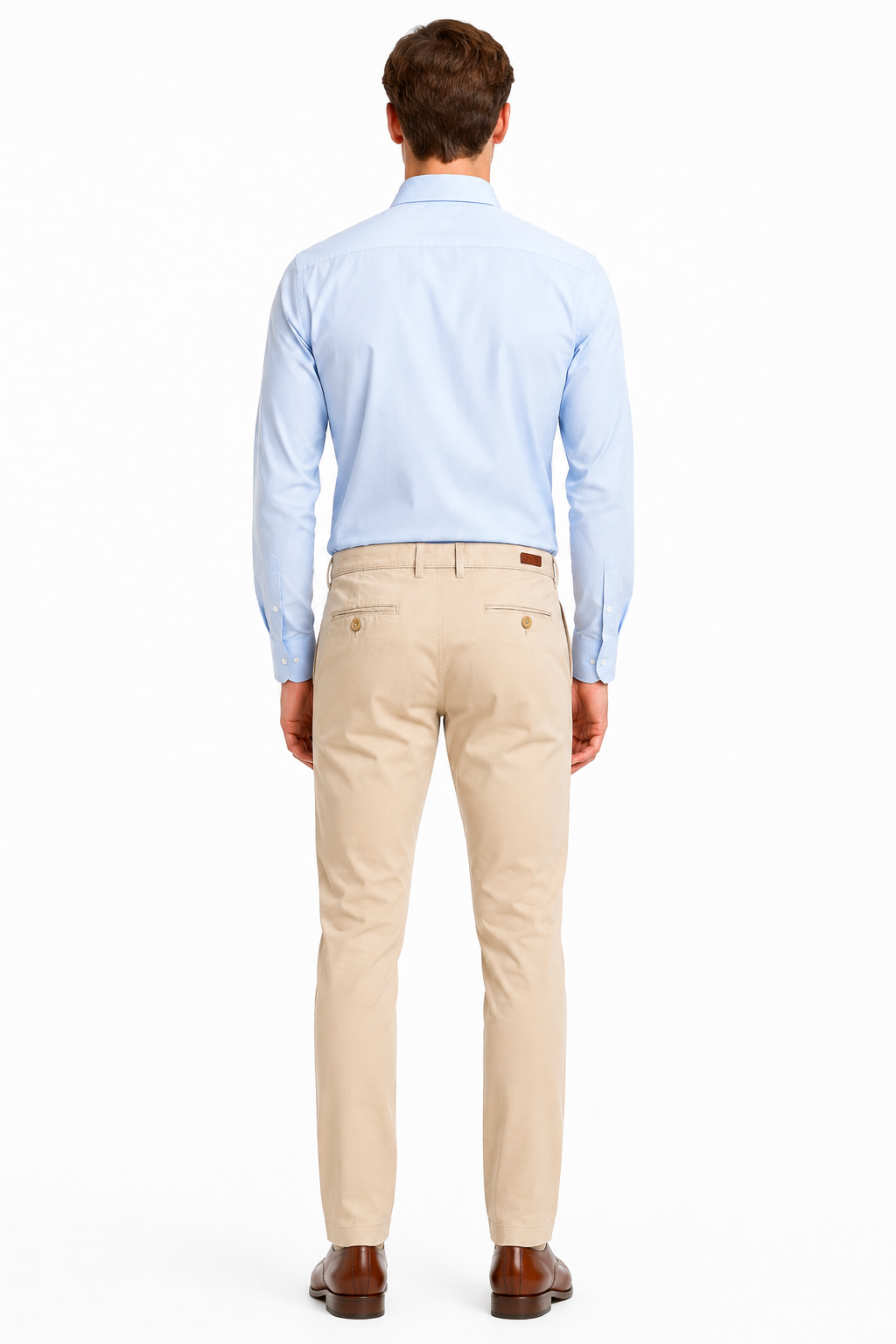 Men’s Premium Stretch Cotton Chinos – Beige