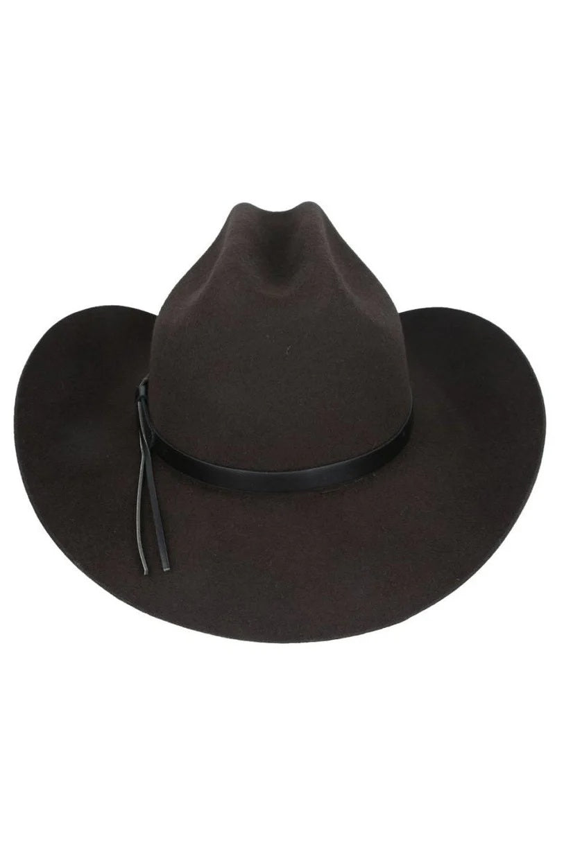 Men’s Gladwin Bond Western Classic Cattleman Pure Wool Cowboy Hat – Brown