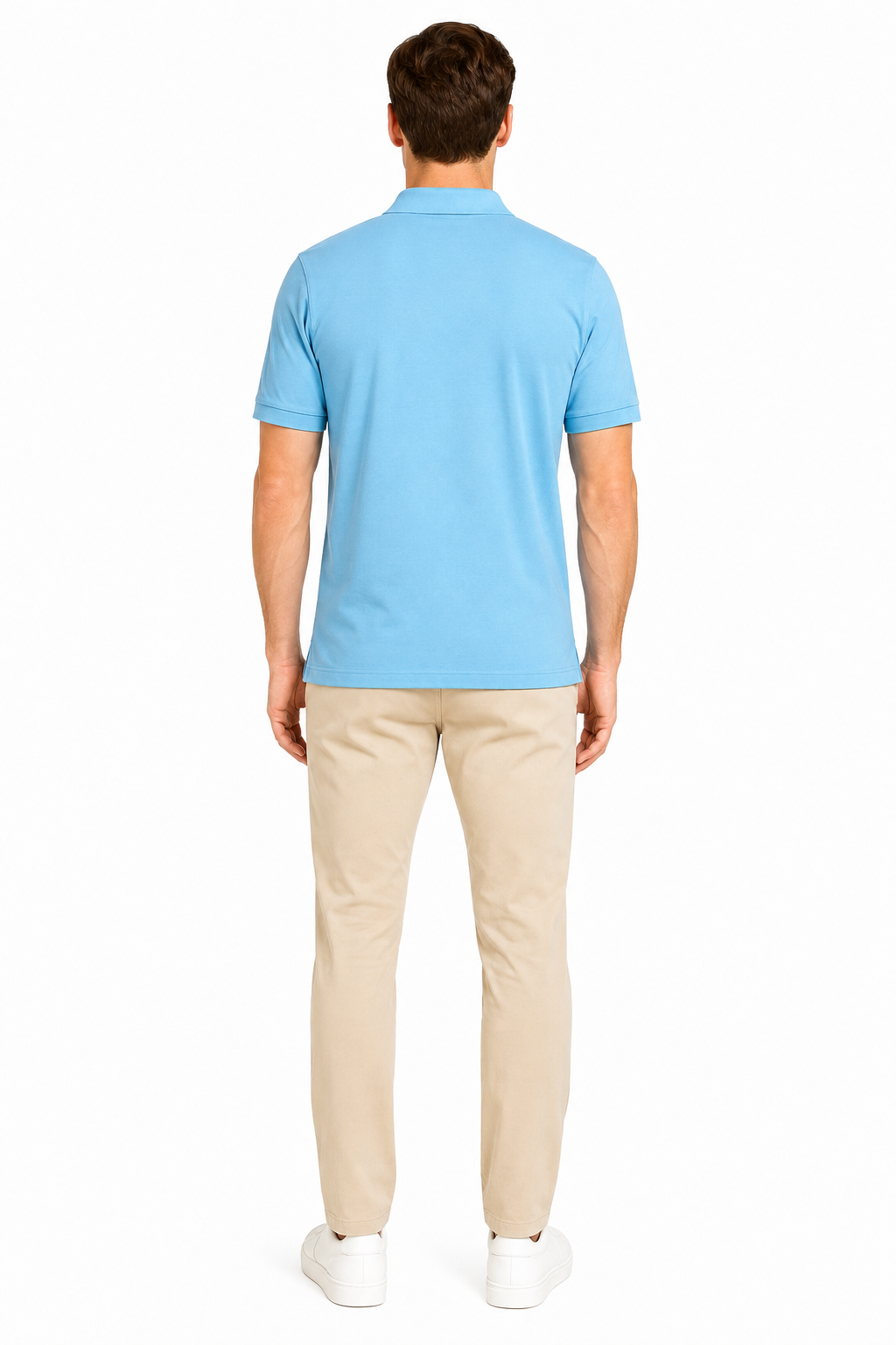 Men’s Premium Polo Shirt – Sky Blue