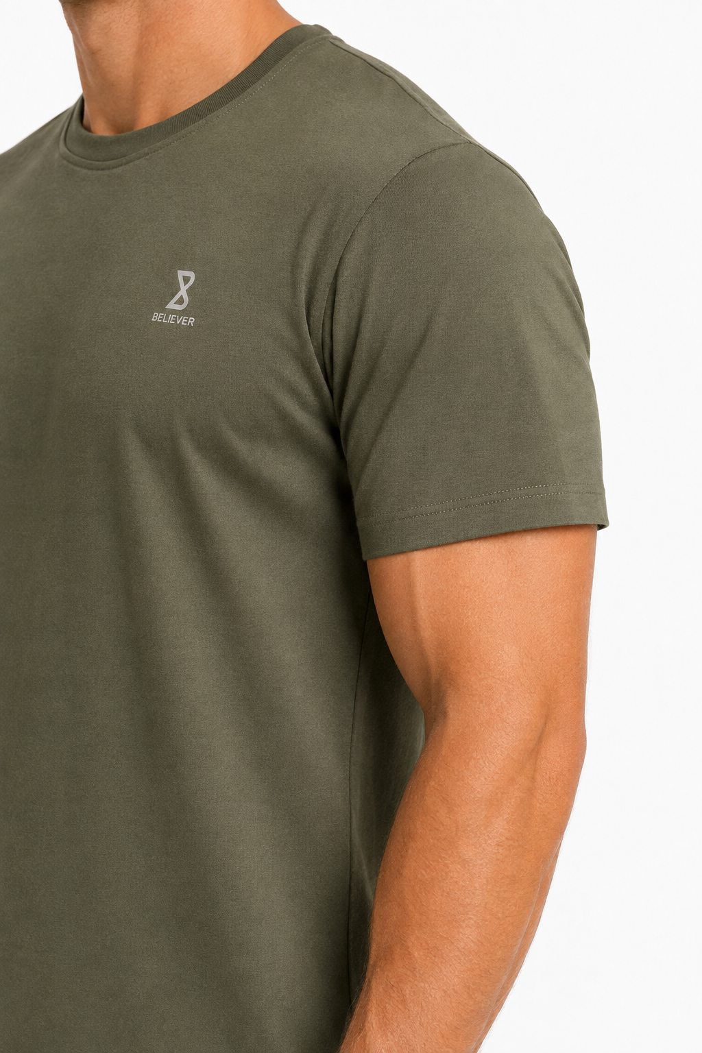 Men’s Premium Round Neck T-Shirt – Green