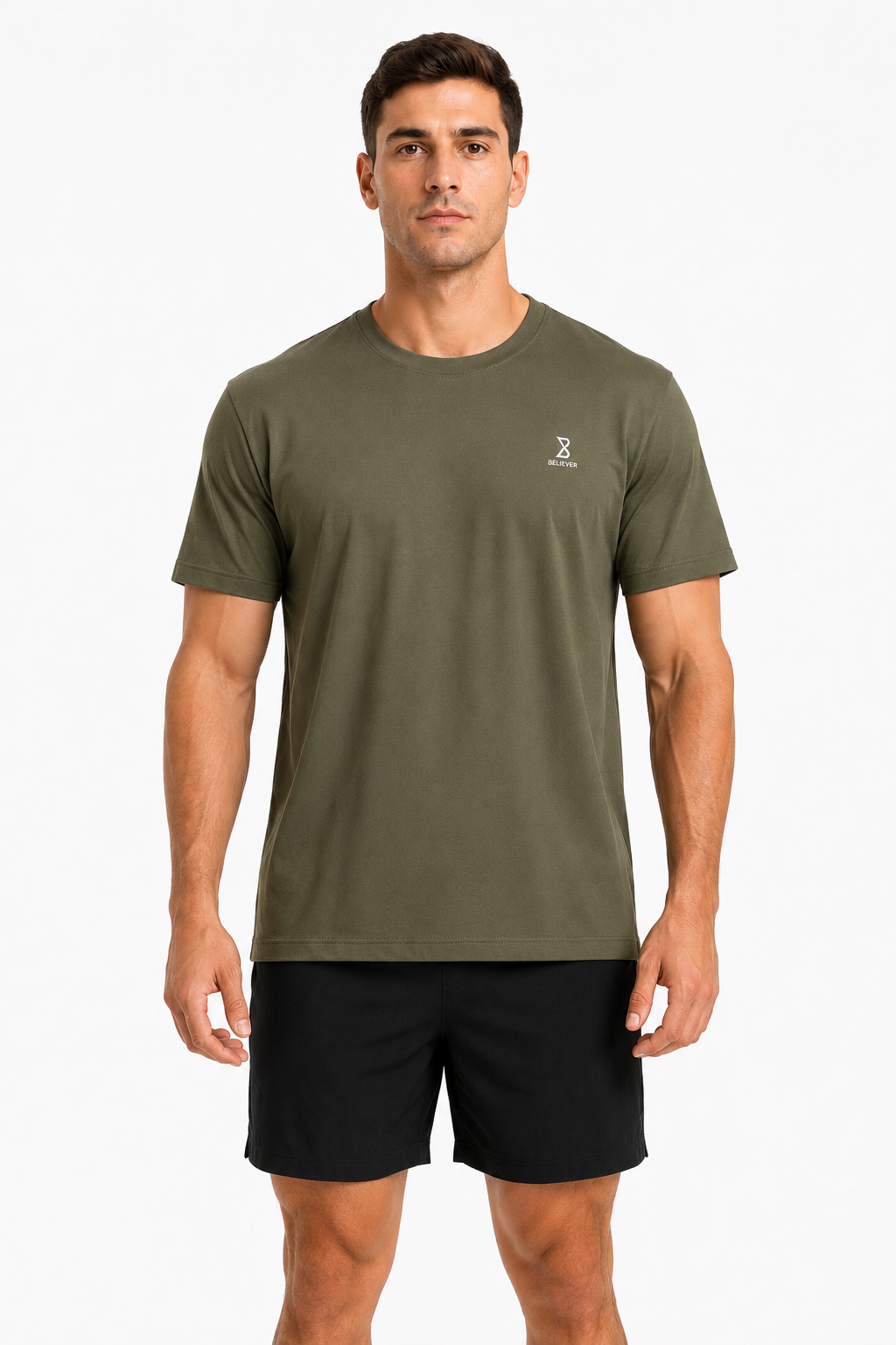 Men’s Premium Round Neck T-Shirt – Green