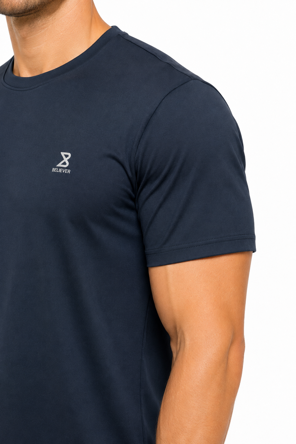 Men’s Premium Round Neck T-Shirt – Navy
