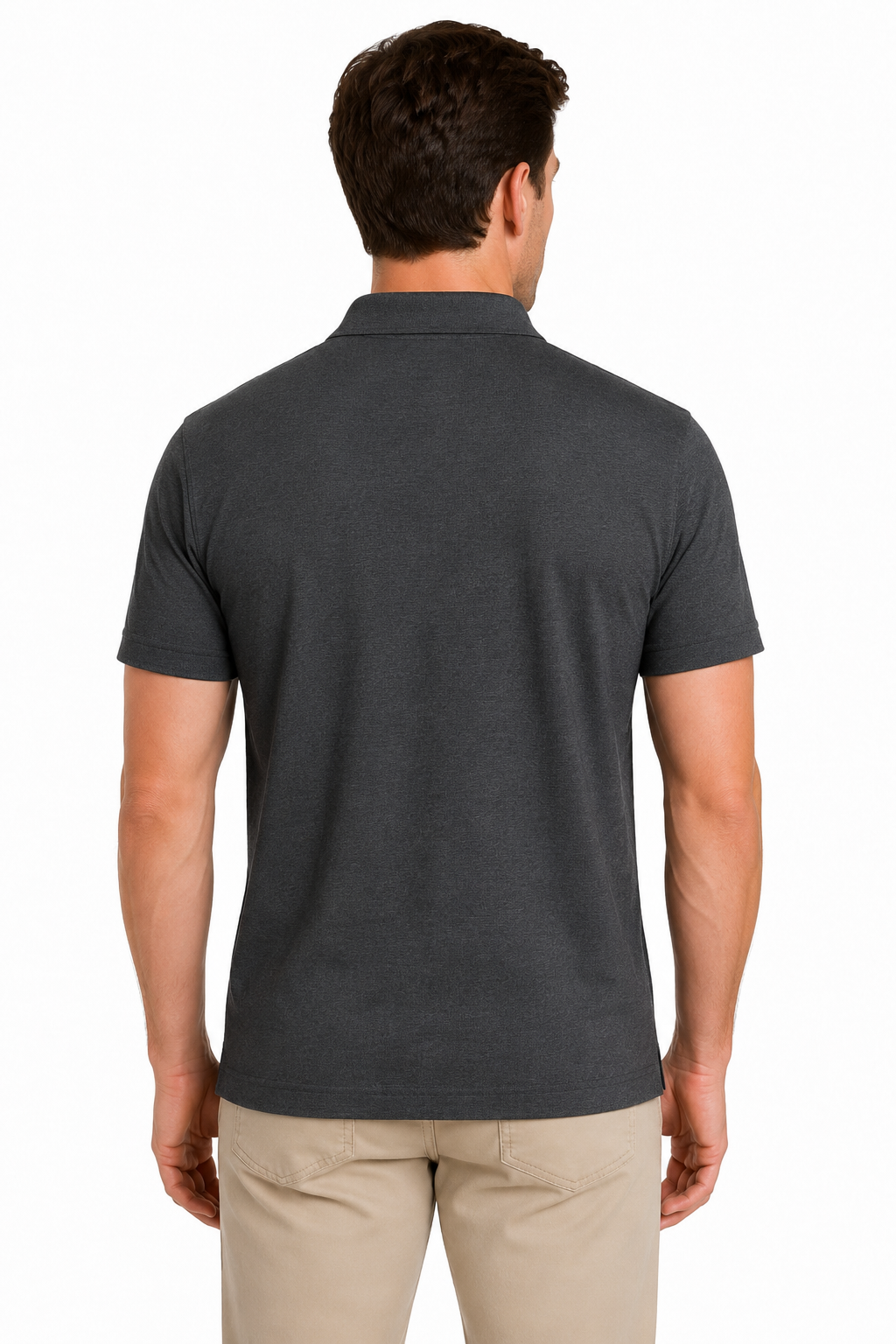 Men’s Premium Polo Shirt – Dark Grey