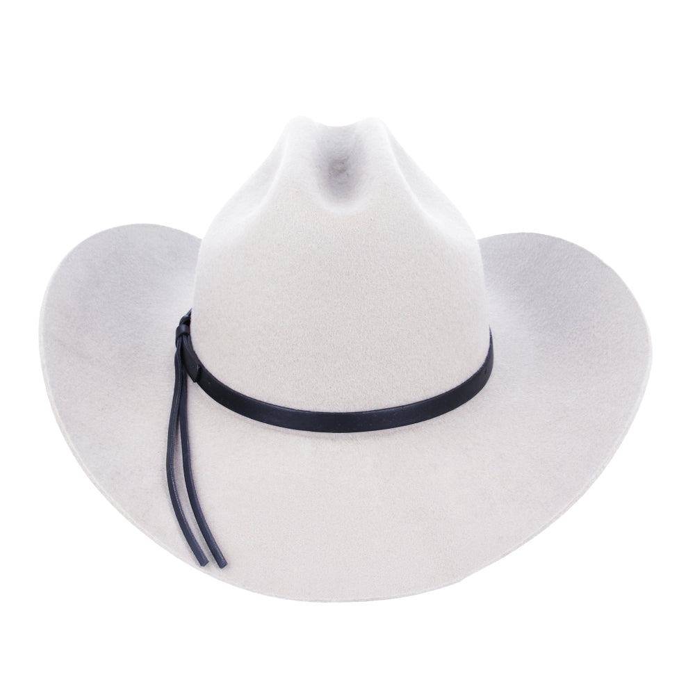Men’s Gladwin Bond Western Classic Cattleman Pure Wool Cowboy Hat – Grey