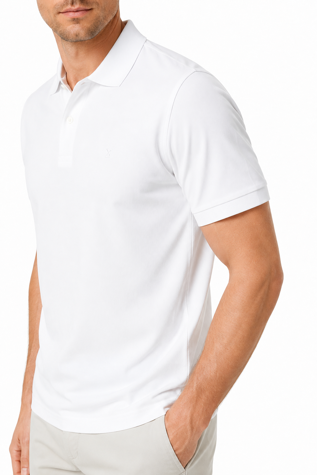 Men’s Premium Polo Shirt – White