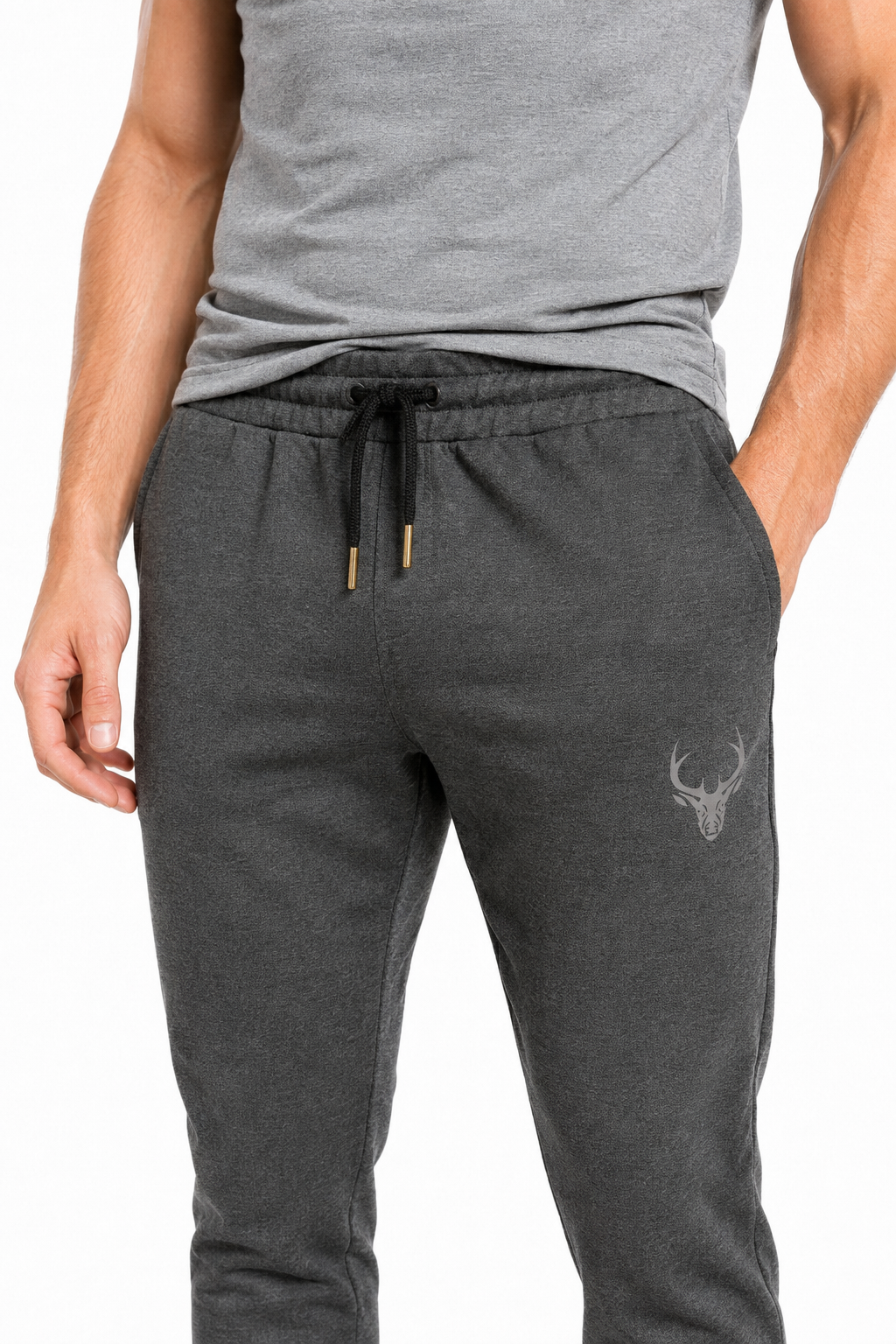 Men’s Premium Track Pants – Dark Grey