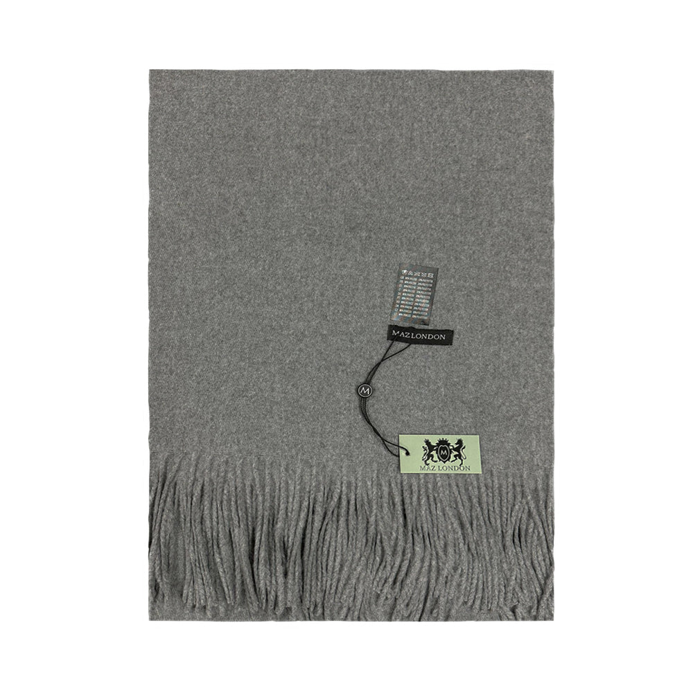 Unisex Plain Soft Warm Scarf – Grey
