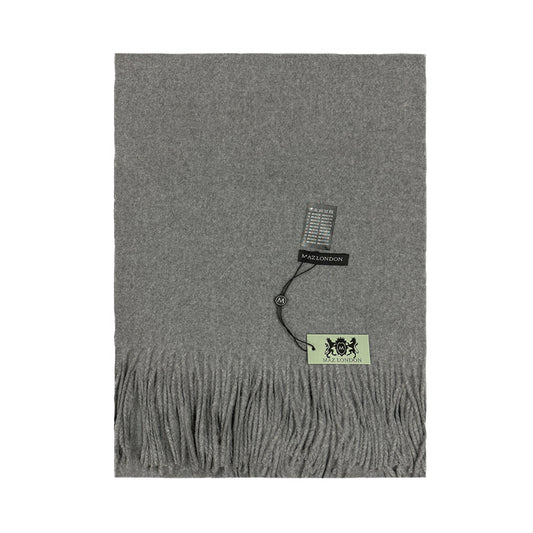 Unisex Plain Soft Warm Scarf – Grey