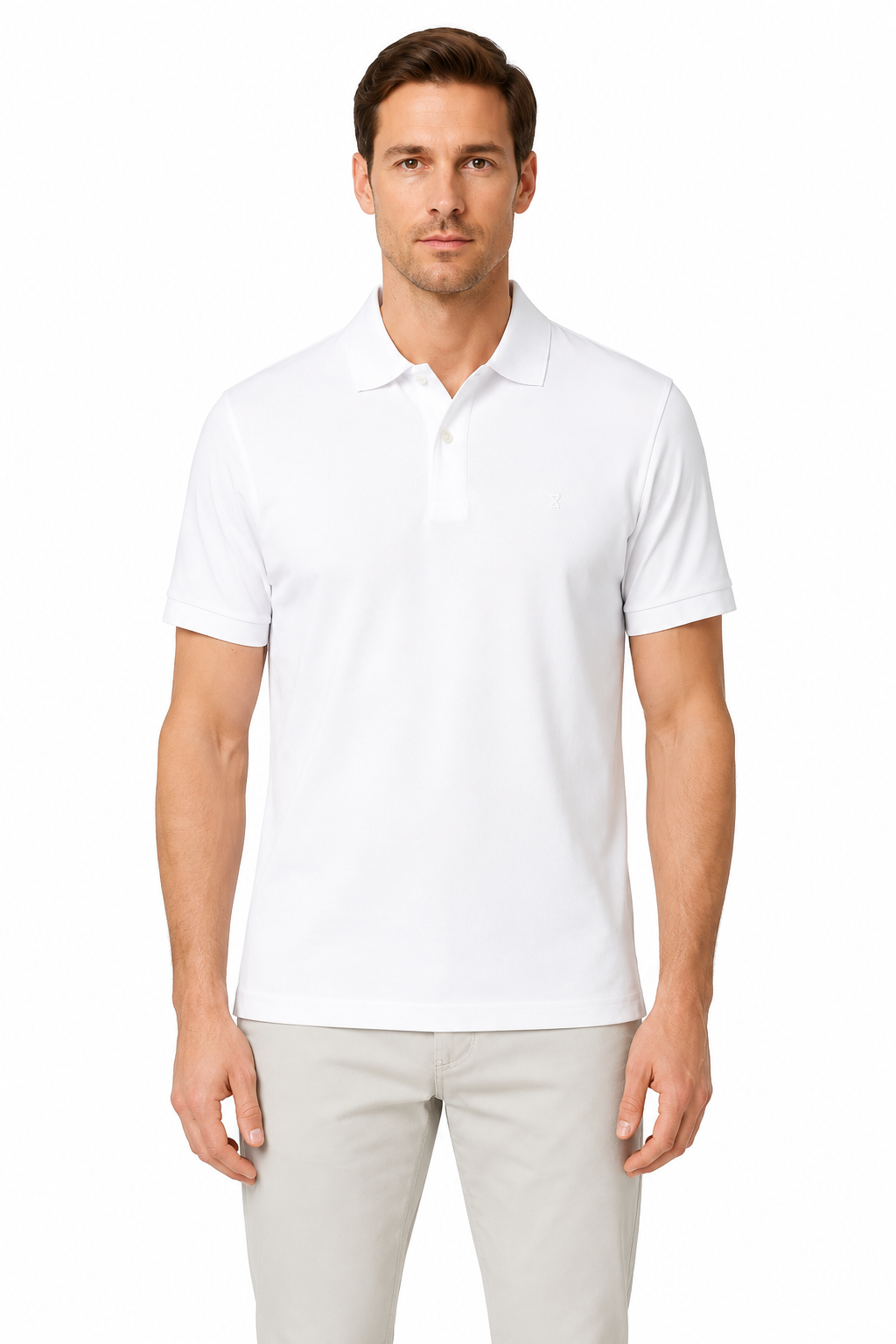 Men’s Premium Polo Shirt – White