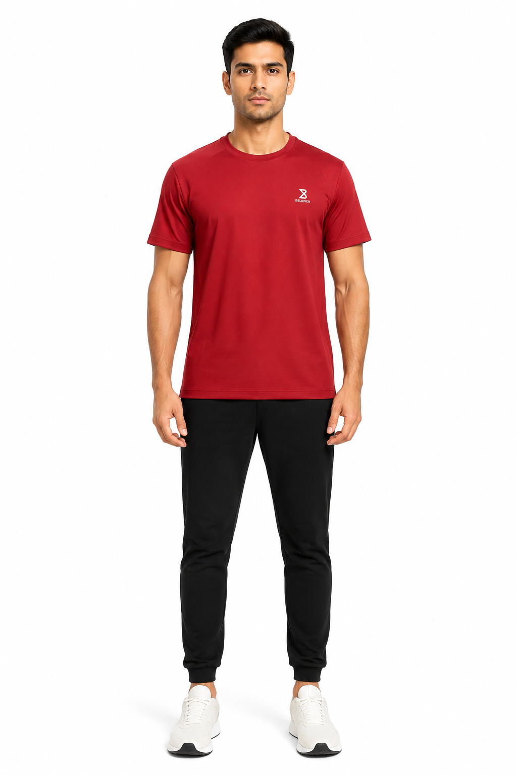 Men’s Premium Round Neck T-Shirt – Maroon
