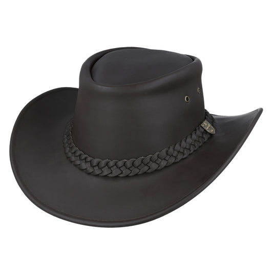Gladwin Bond Australian Style Buffalo Leather Cowboy Hat – Brown