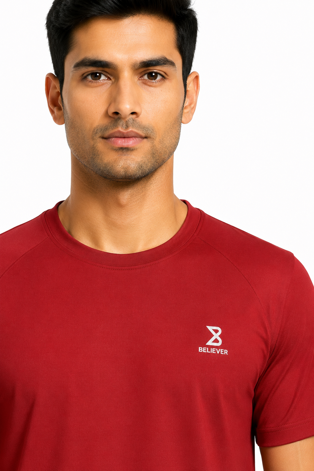 Men’s Premium Round Neck T-Shirt – Maroon