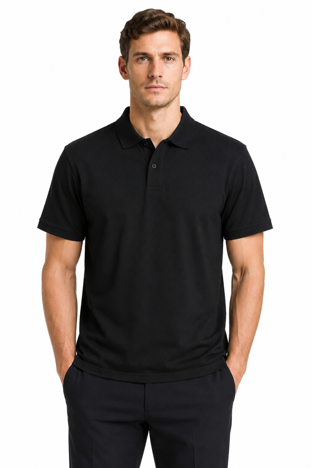 Men’s Premium Polo Shirt – Black