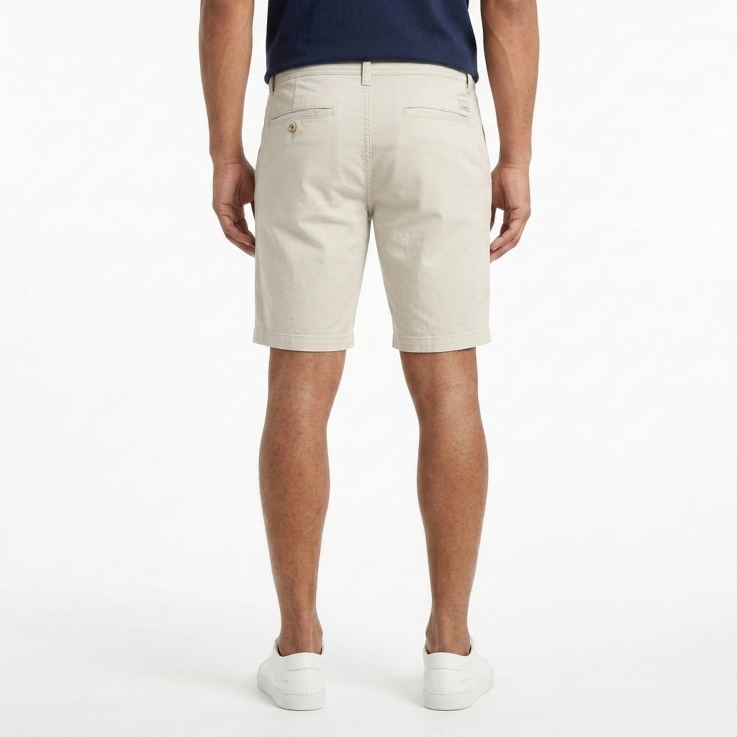 Men’s 100% Cotton Casual Shorts – Breathable, Lightweight Summer Wear with Pocket beige