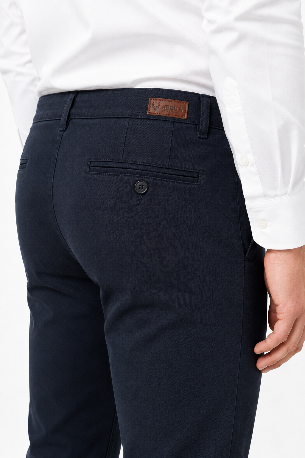 Men’s Premium Stretch Cotton Chinos – Navy