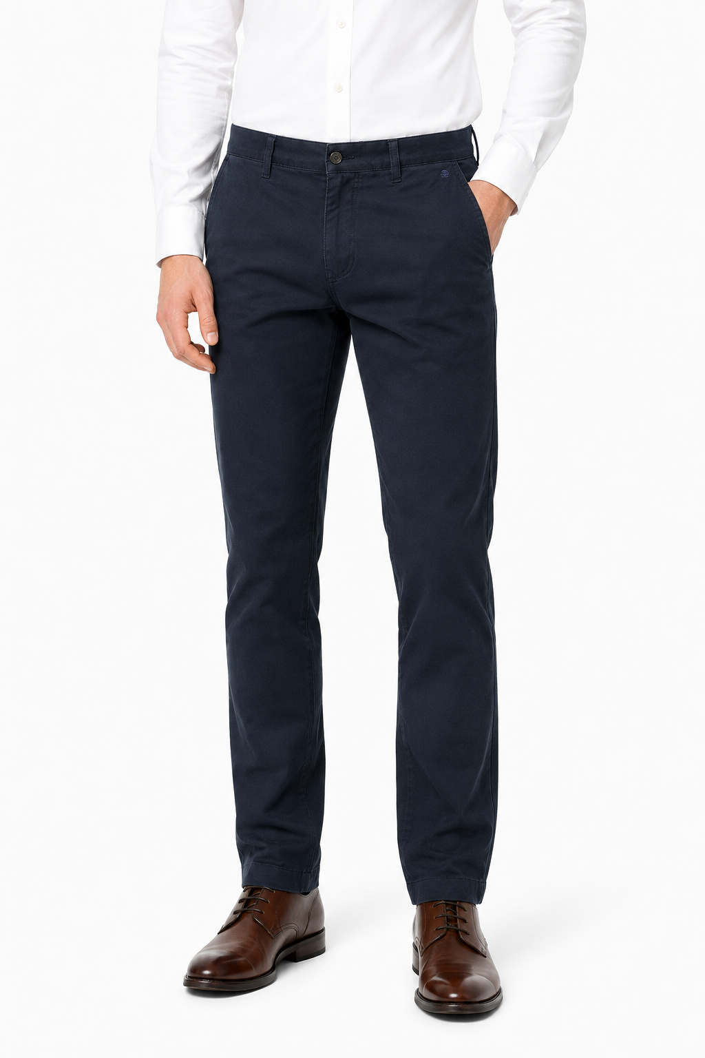 Men’s Premium Stretch Cotton Chinos – Navy