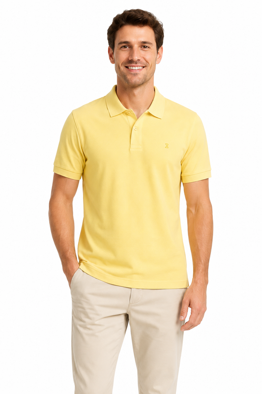 Men’s Premium Polo Shirt – Yellow