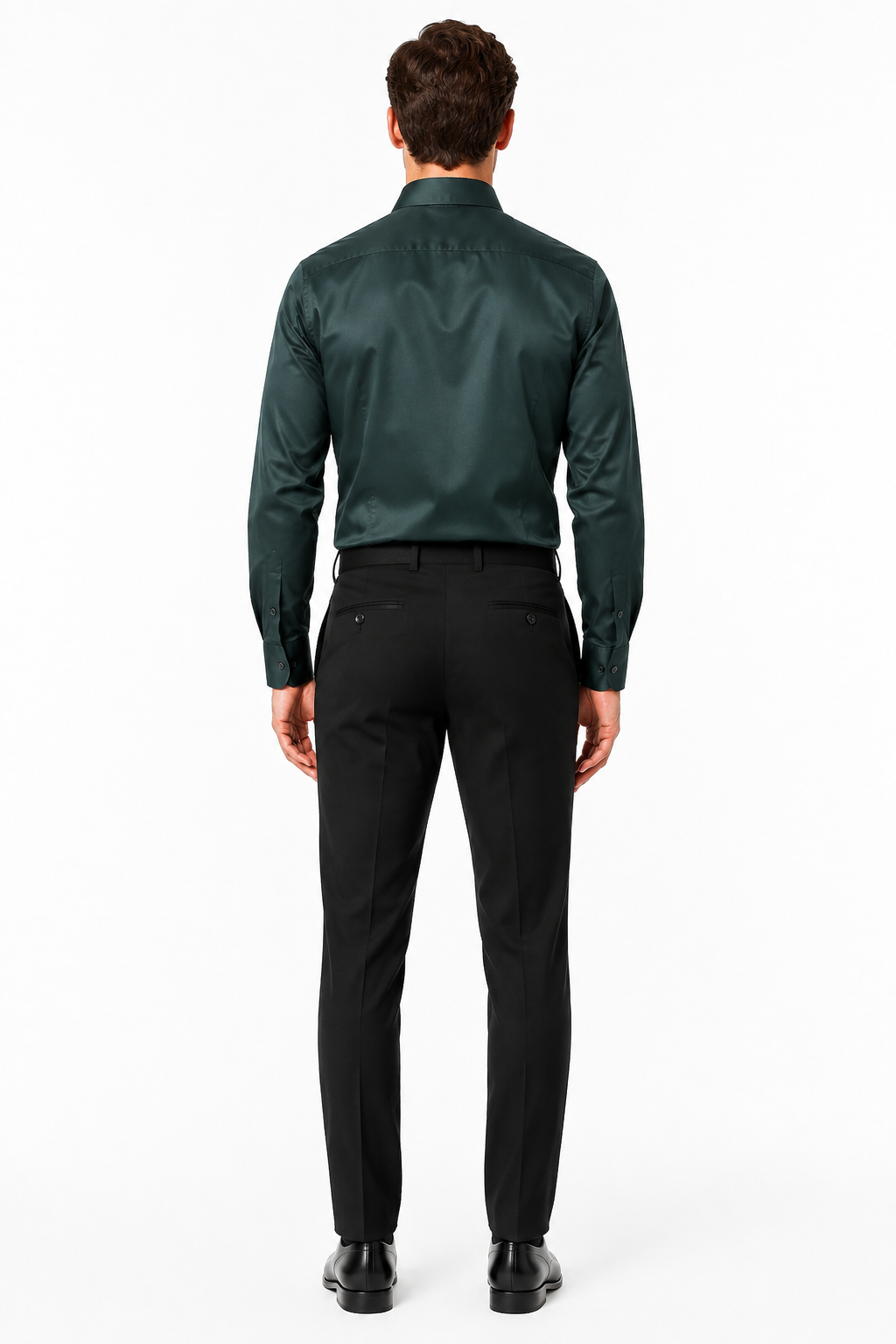 Men’s Premium Full Sleeve Satin Shirt – Green