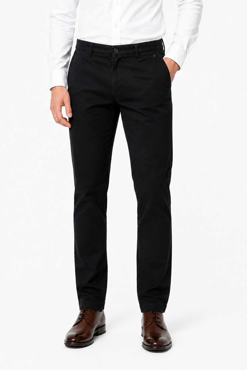 Men’s Premium Stretch Cotton Chinos – Black