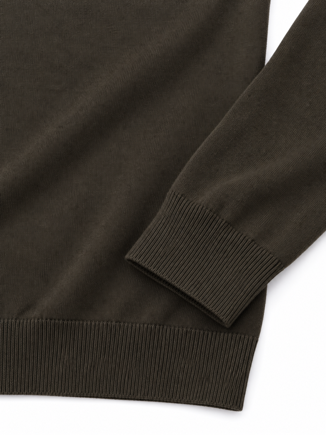 Lazy Crazy London Men's Crew Neck Jumper - Olive Green