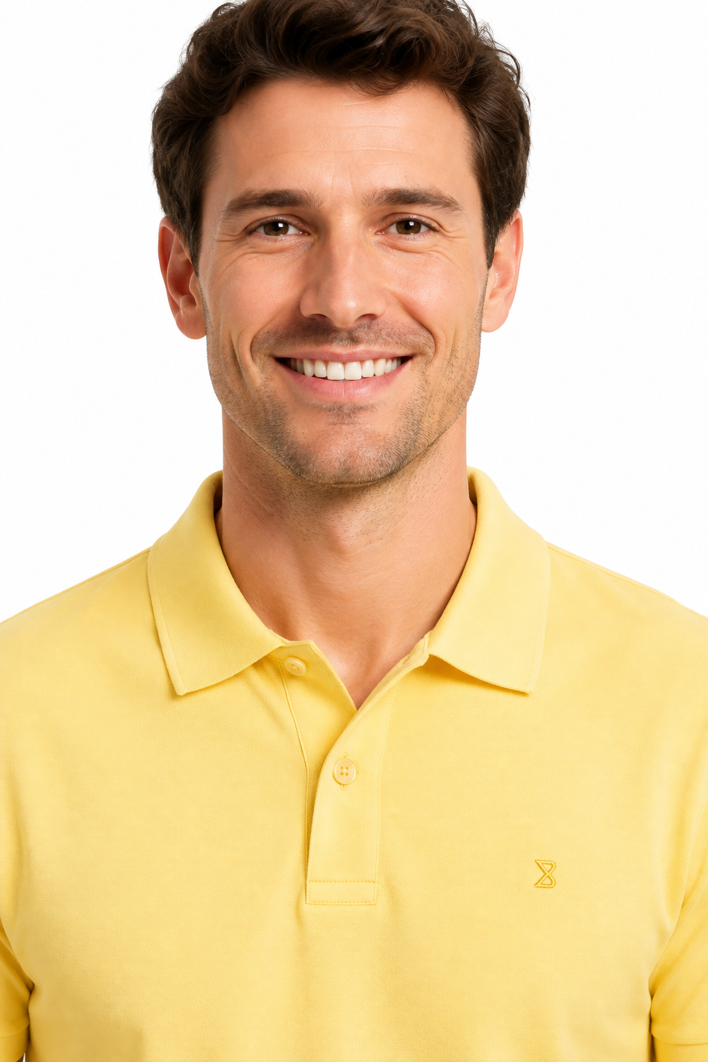 Men’s Premium Polo Shirt – Yellow