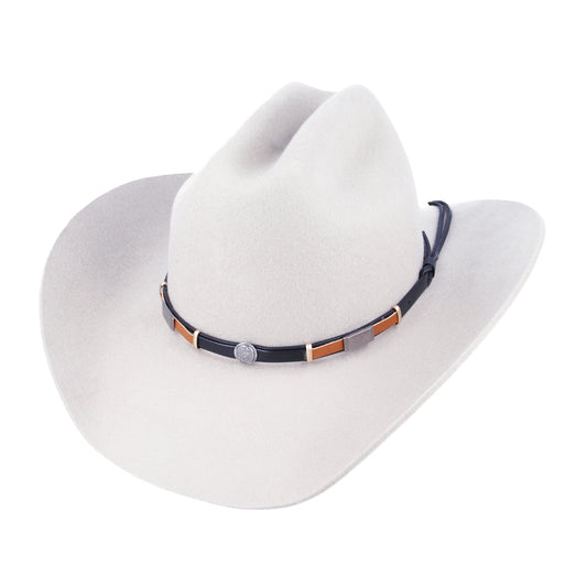 Men’s Gladwin Bond Western Classic Cattleman Pure Wool Cowboy Hat – Grey