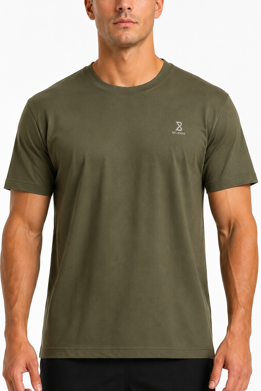 Men’s Premium Round Neck T-Shirt – Green