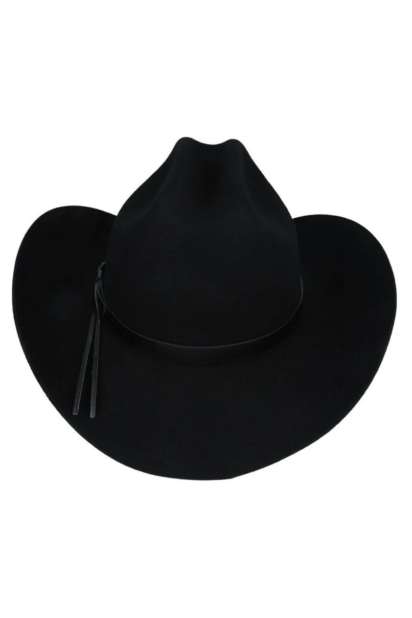Men's Gladwin Bond Western Classic Cattleman Pure Wool Cowboy Hat – Black