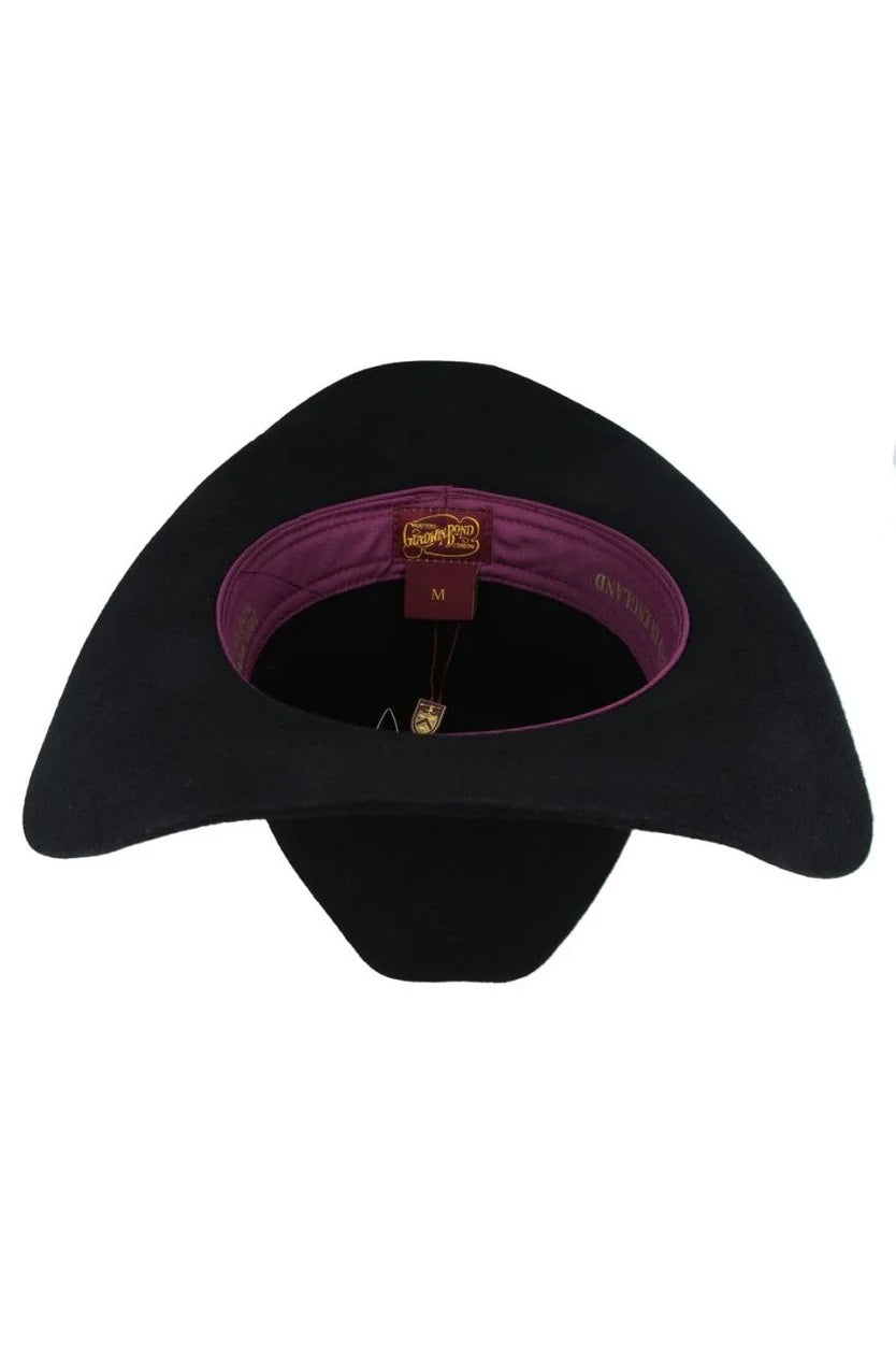 Men's Gladwin Bond Western Classic Cattleman Pure Wool Cowboy Hat – Black