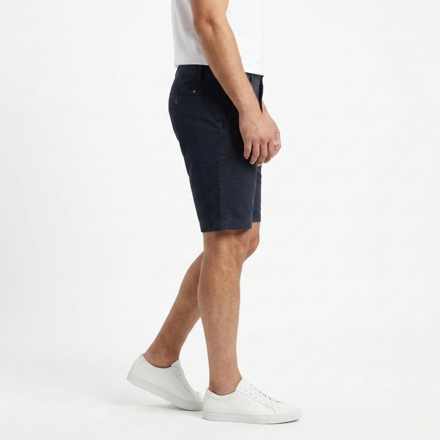 Men’s 100% Cotton Casual Shorts – Breathable, Lightweight Summer Wear with Pocket navy