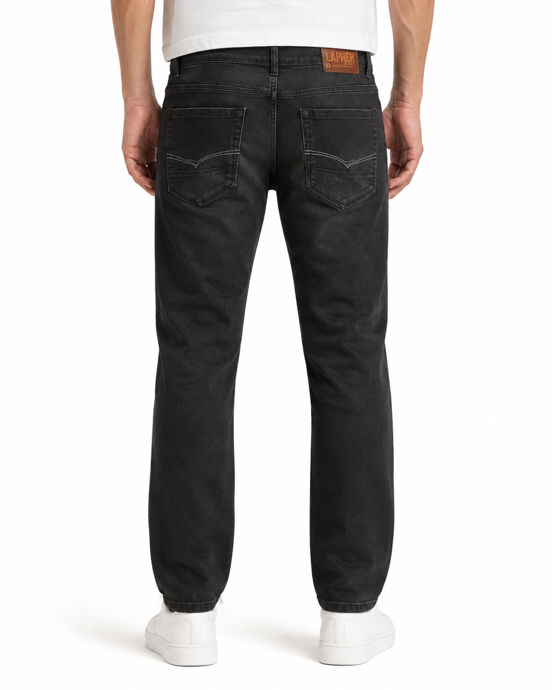 Men’s Premium Stretch Regular Fit Jeans – Black