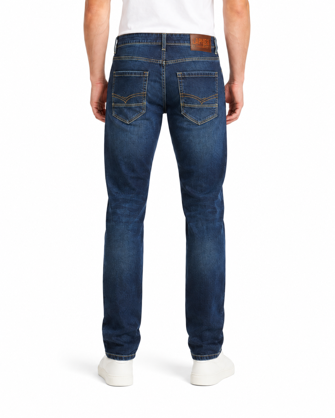 Men’s Premium Stretch Regular Fit Jeans – Stonewash