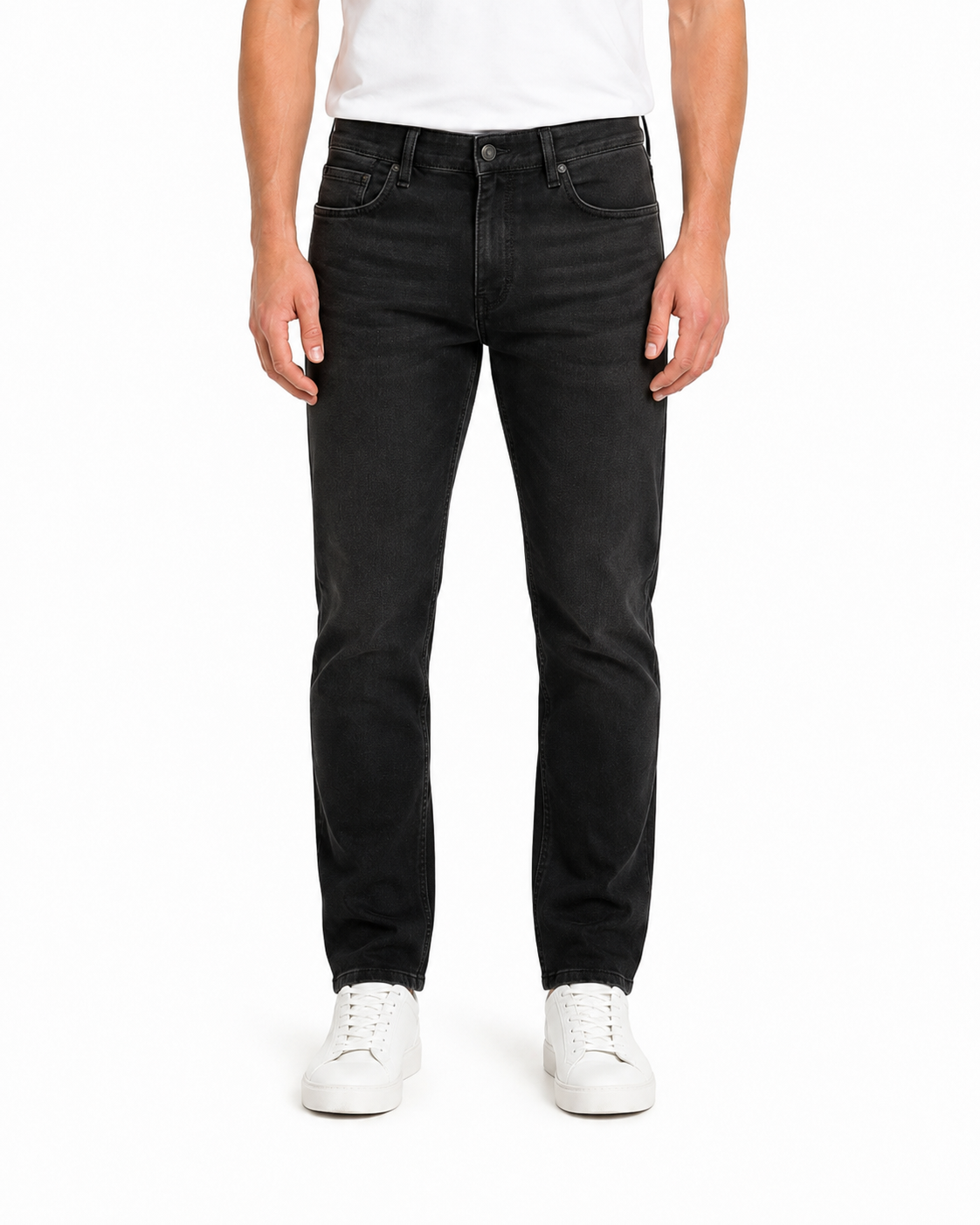 Men’s Premium Stretch Regular Fit Jeans – Black