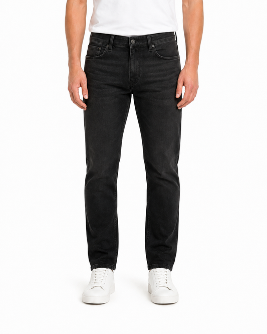 Men’s Premium Stretch Regular Fit Jeans – Black