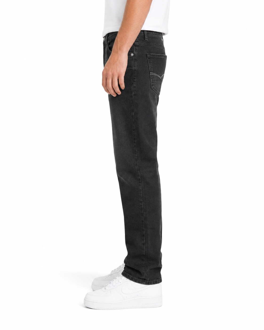 Men’s Premium Stretch Regular Fit Jeans – Black